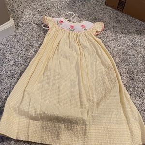 EUC. Size 4T. Classic Whimsey smocked Tulip dress. Perfect for Spring!